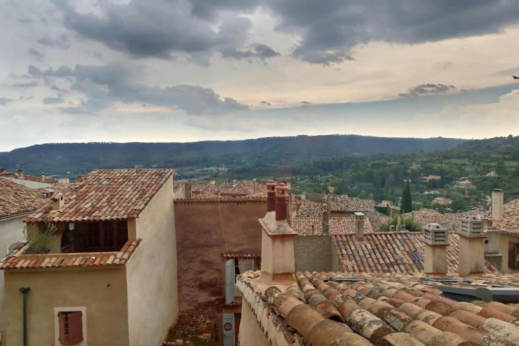 Studio Vue Sur La Roche, Au Calme Moustiers #1アパートメント エクステリア 写真